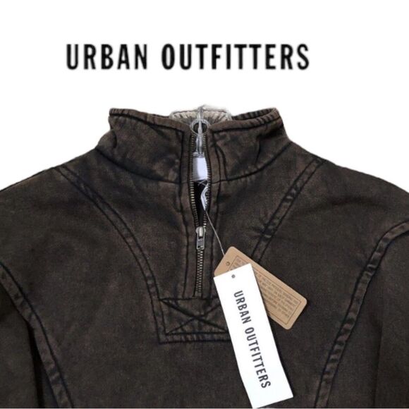 NEW Out From Under UO Urban Outfitters Vera Quarter-Zip Sweatshirt S - Picture 2 of 5
